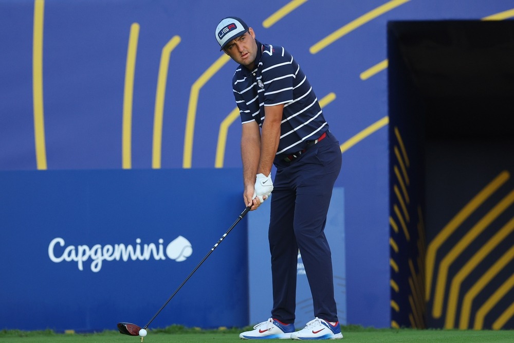 Rome ,, Italy, September 29, 2023: Scottie, Scheffler, USA, during, Foursomes, session