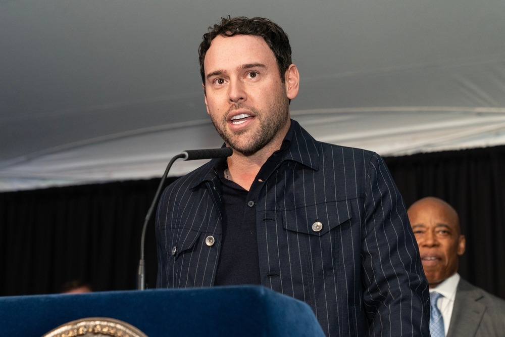 scott,samuel,'scooter',braun,speaks,during,reception,celebrating,jewish,heritage