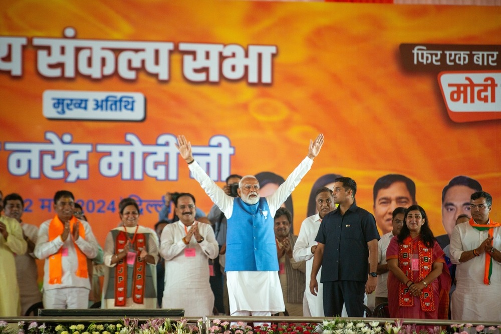 new,delhi,,india may,22,2024:,prime,minister,narendra,modi,addressed