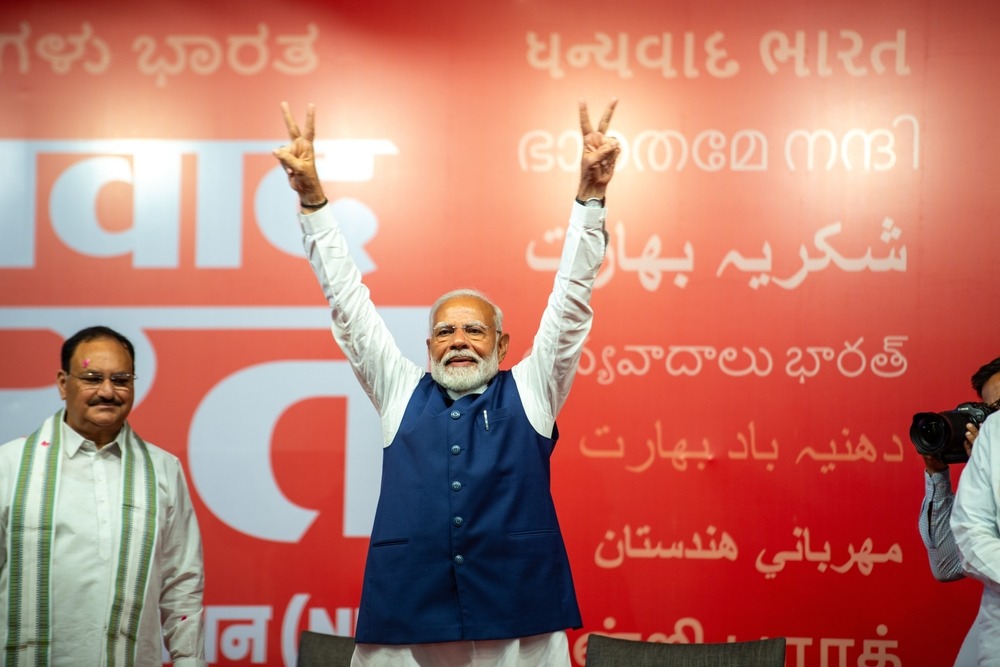 new,delhi,,india june,4,2024:,prime,minister,narendra,modi,is