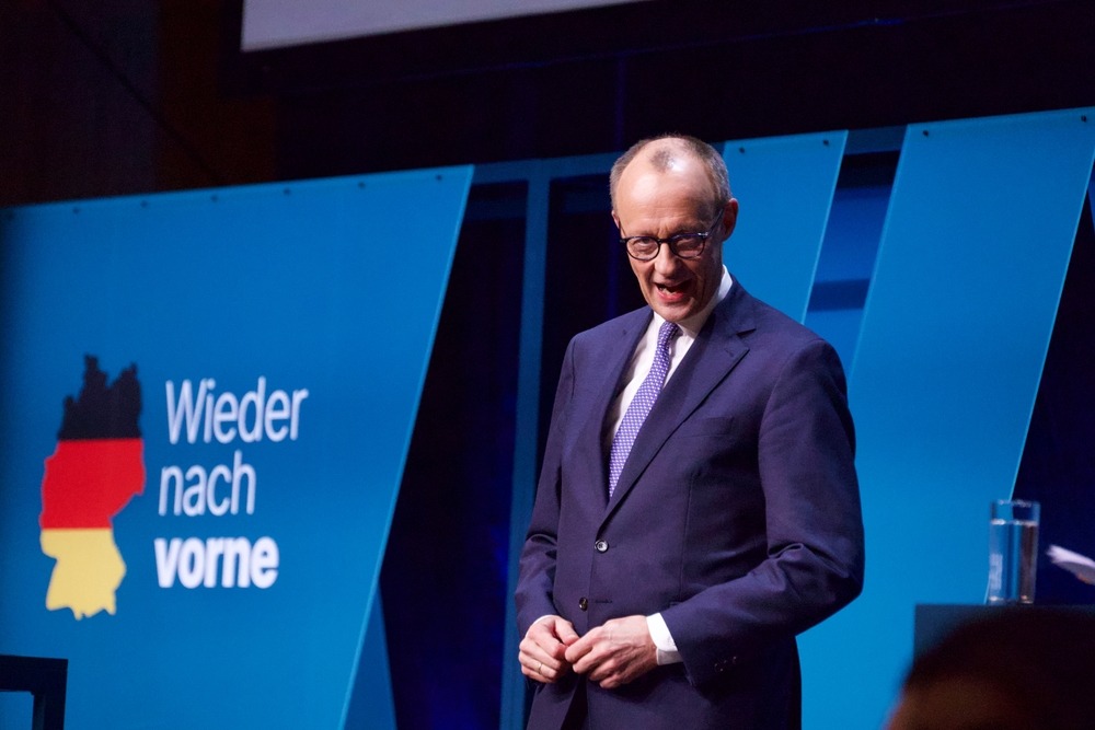 darmstadt,,germany.,february,20,,2025.,friedrich,merz,,chancellor,candidate,(cdu),