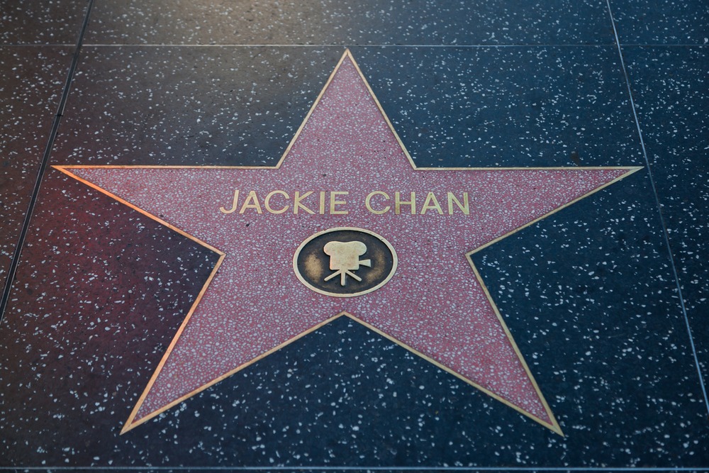 hollywood,,california, ,february,8,2015:,jackie,chan's,hollywood,walk