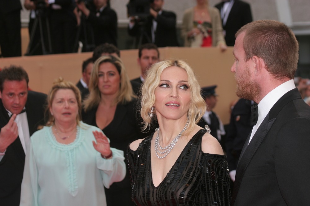 cannes,,france, ,may,21:,madonna,(l),and,guy,ritchie