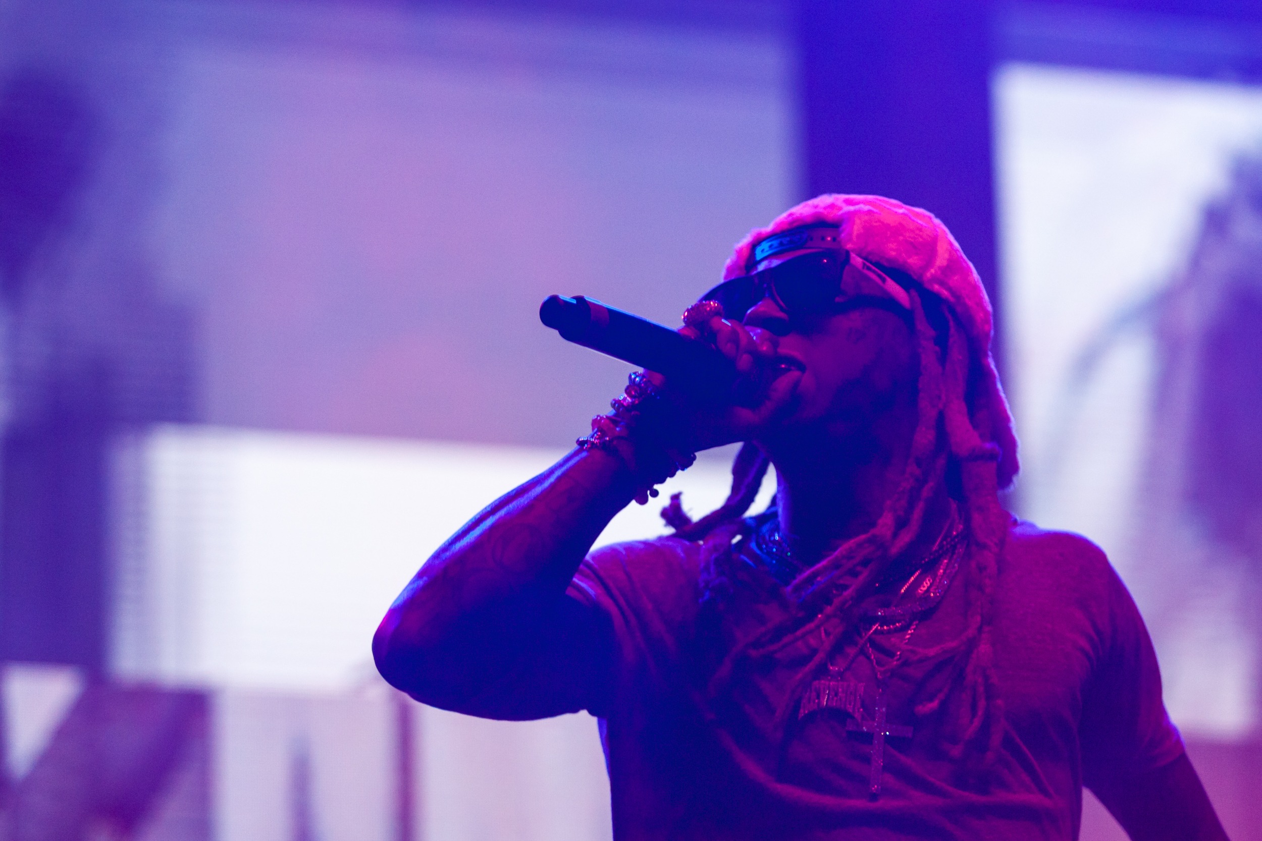 rapper,lil,wayne,attended,the,2nd,annual,v103,winterfest,concert