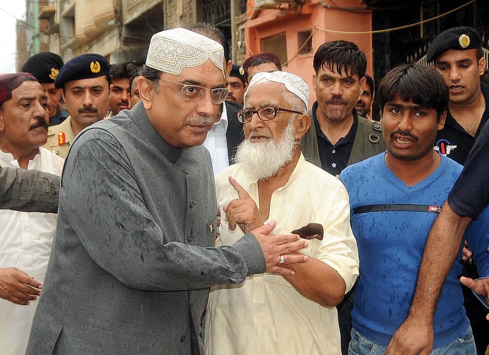 shaheed,benazirabad,,pakistan, ,sept,08:,president,,asif,ali,zardari