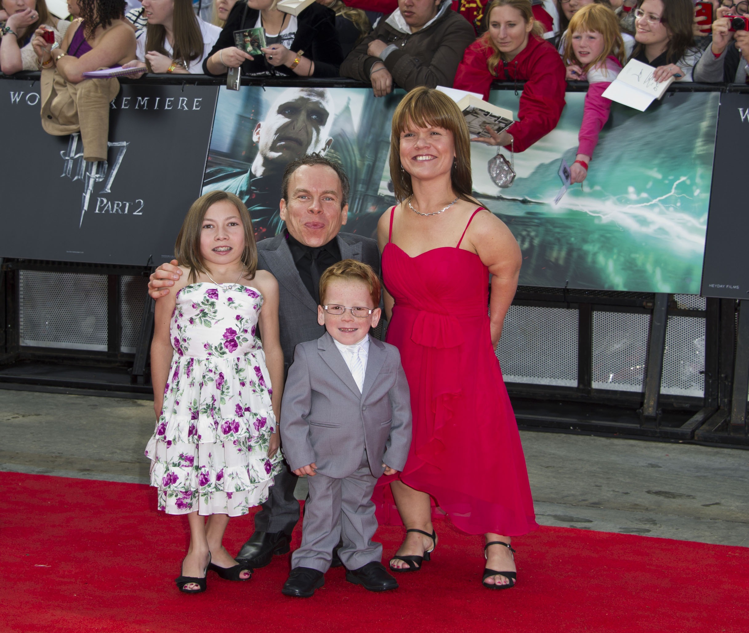 warwick,davis,and,family,arriving,for,the,world,premiere,of