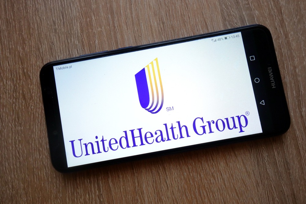 konskie,,poland, ,january,05,,2019:,unitedhealth,group,logo,displayed