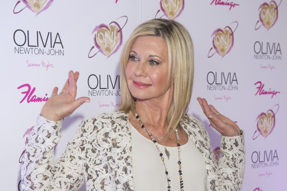 las,vegas,,nv, ,april,11:,entertainer,olivia,newton john,attends