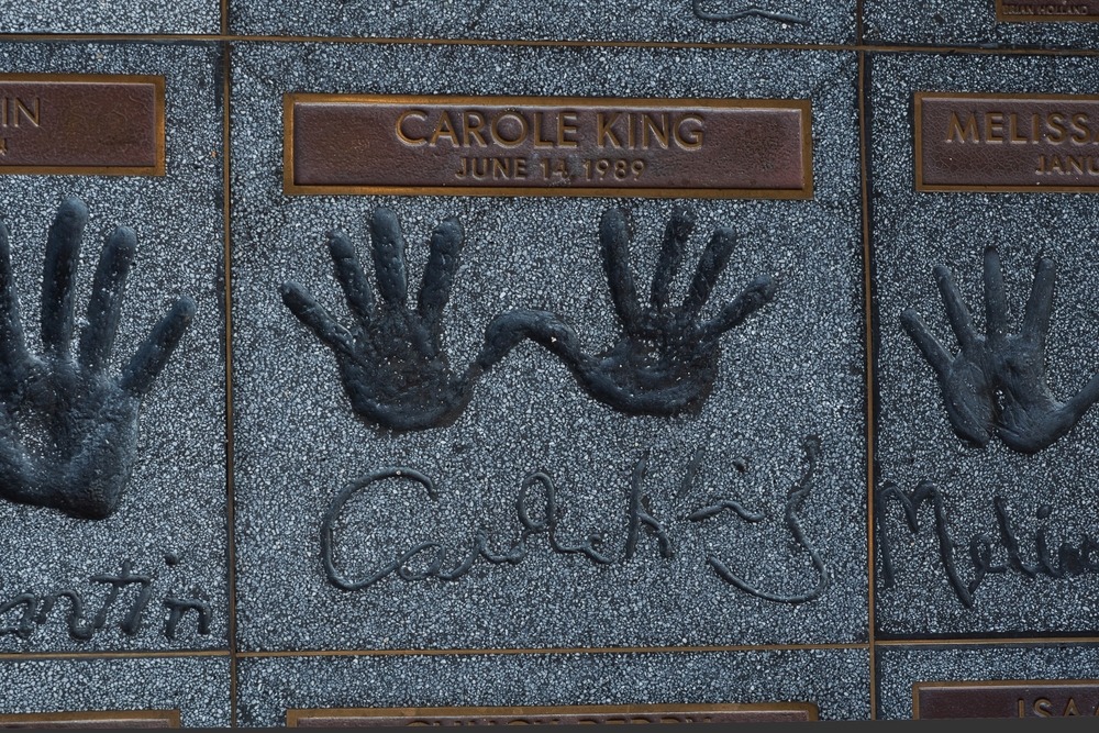 los,angeles, ,july,24,,2022:,carole,king's,hand,prints