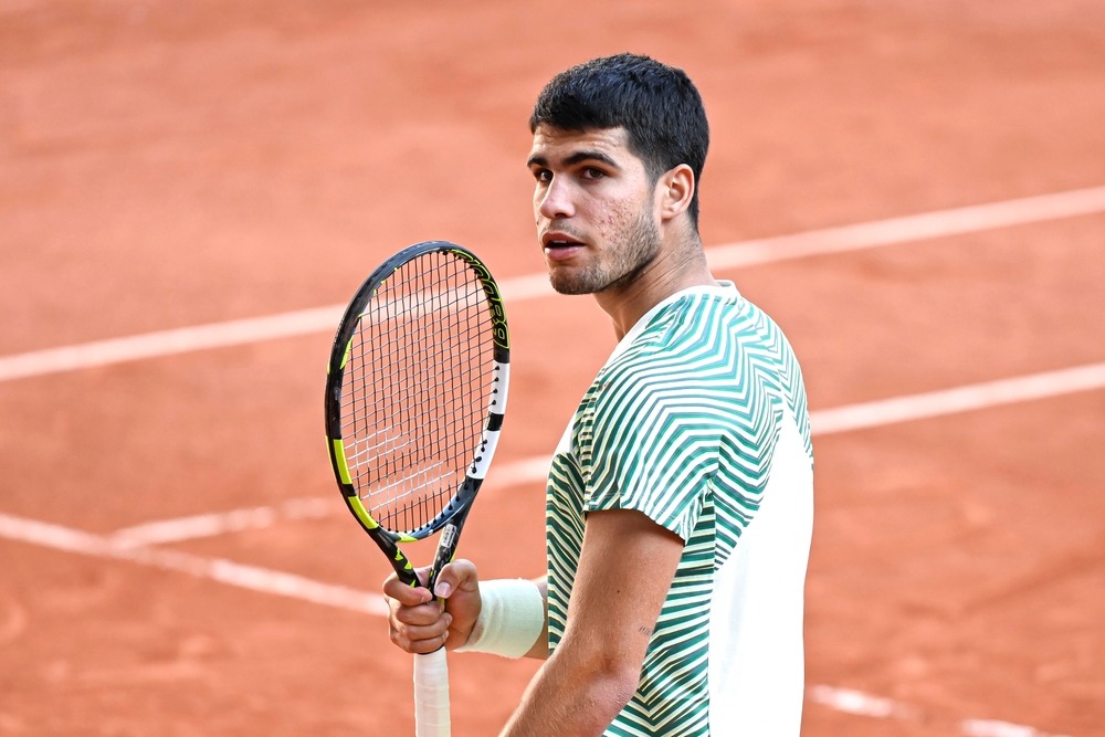 carlos,alcaraz,garfia,of,spain,during,the,french,open,,grand