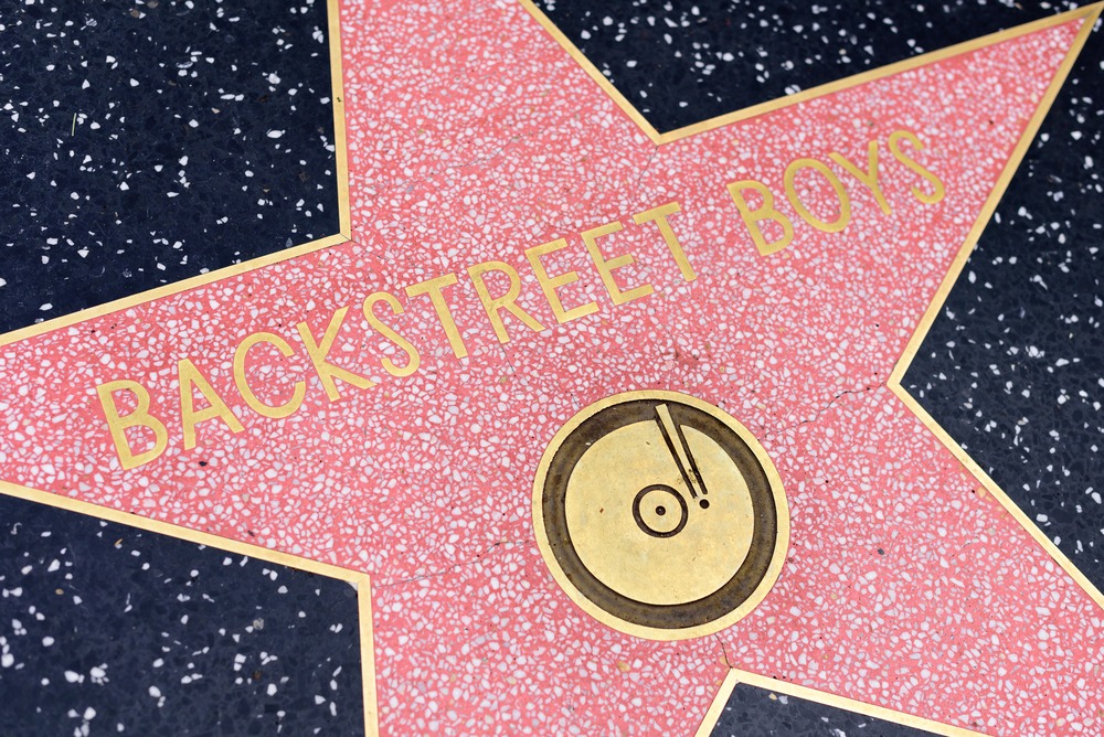hollywood,,ca, ,december,06:,backstreet,boys,star,on,the
