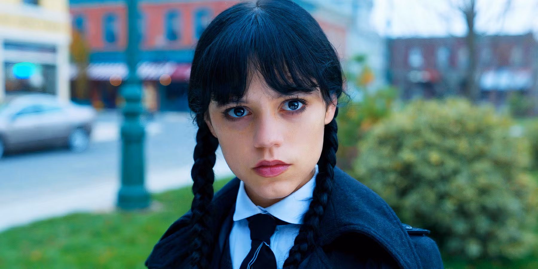 Jenna Ortega as Wednesday Addams in Netflix’s Wednesday series