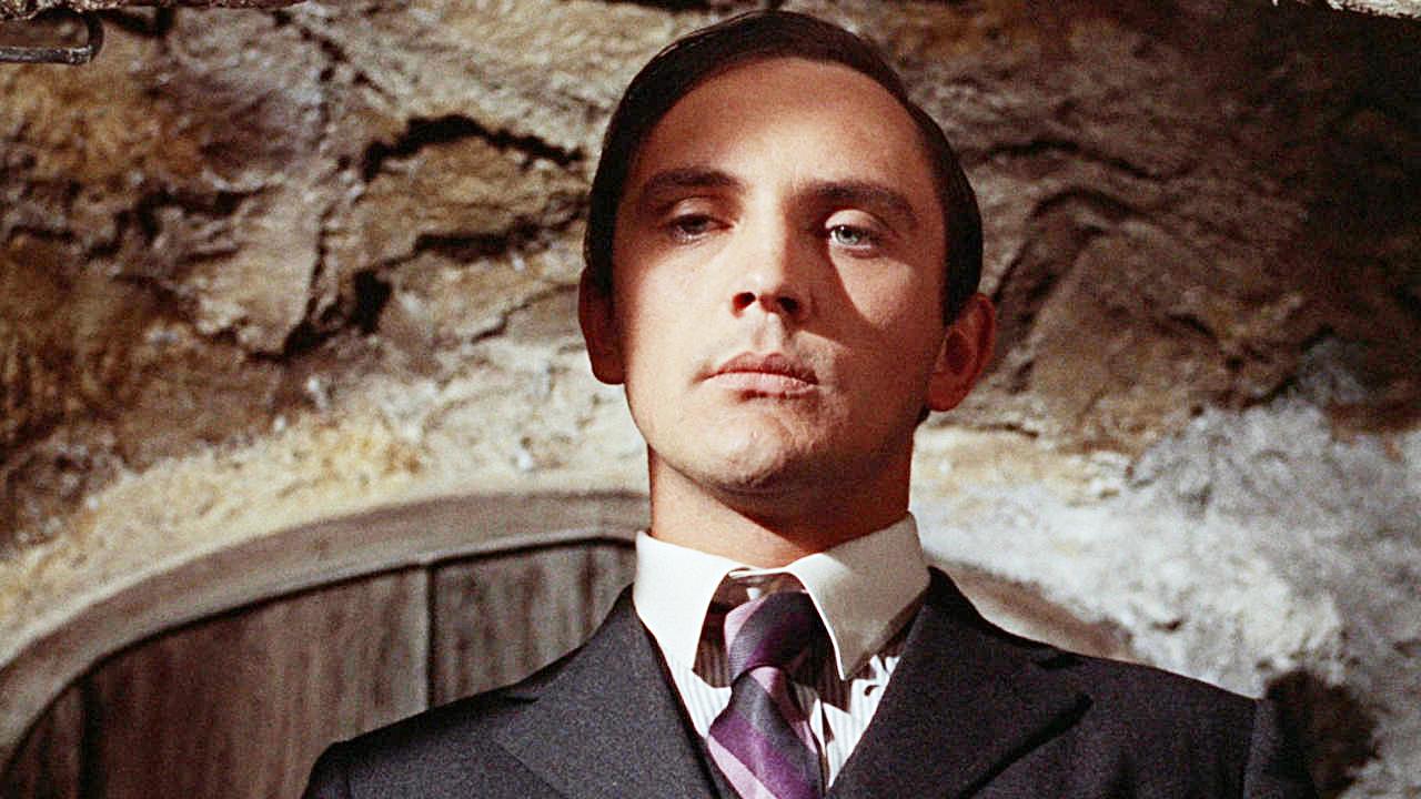 Terence Stamp in The Collector, portraying a tense and calculating character in a dramatic scene.