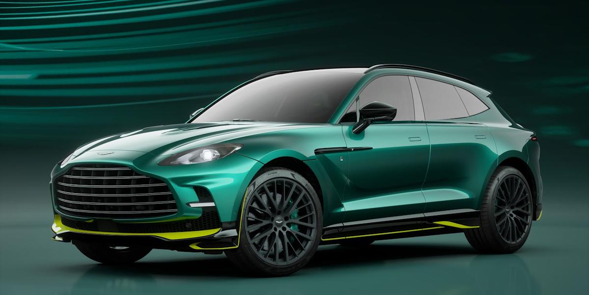 A sleek Aston Martin DBX similar to the one owned by Alexander Isak.