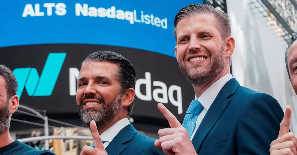 Eric Trump Becomes A Multi-Billionaire After American Bitcoin's NASDAQ Debut