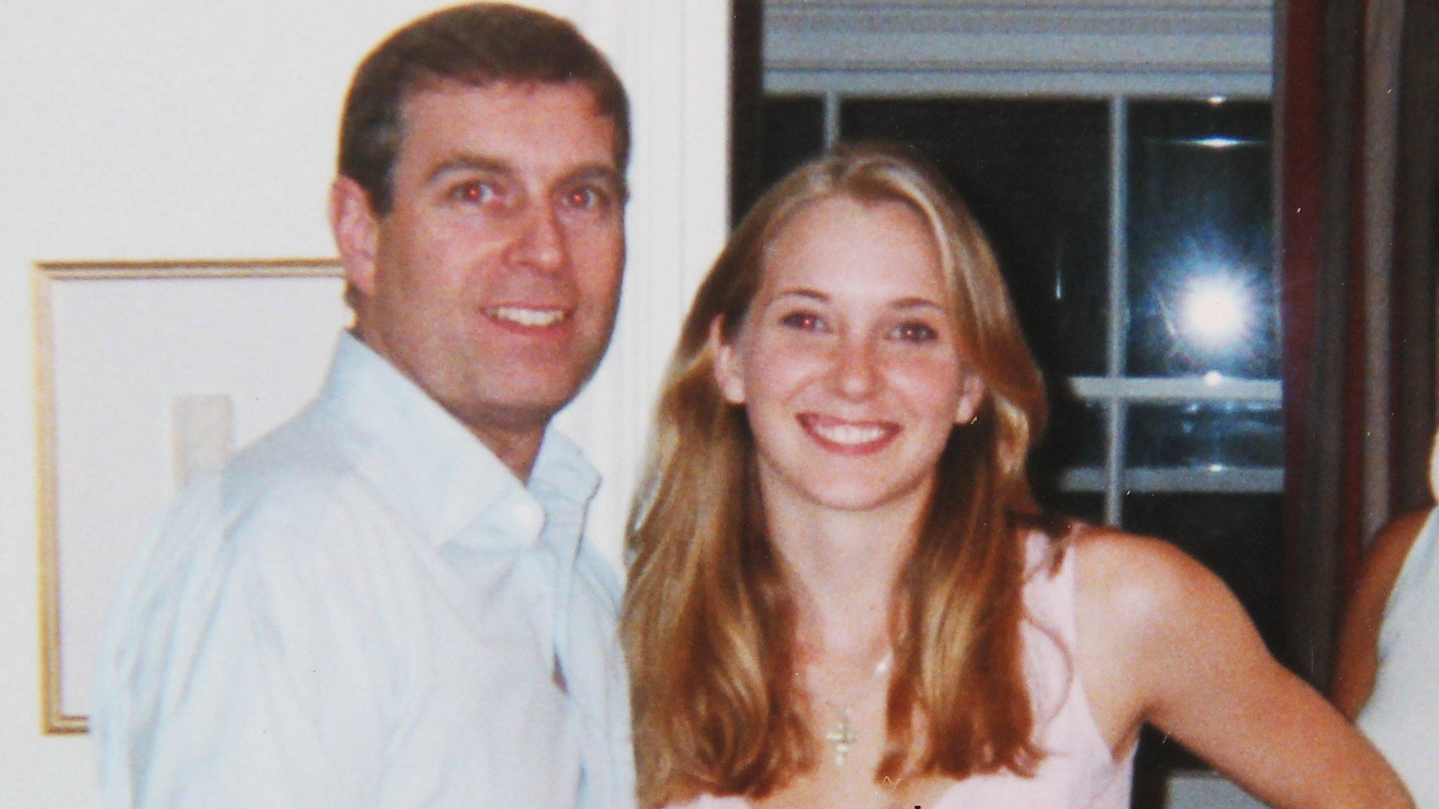 Virginia Giuffre with Prince Andrew in the widely circulated photograph.