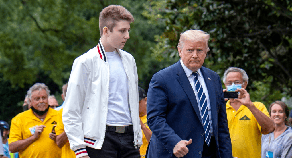 Trump Breaks Silence on Barron: ‘He’s Doing Good’ — After Weeks of Rumors About NYU Struggles
