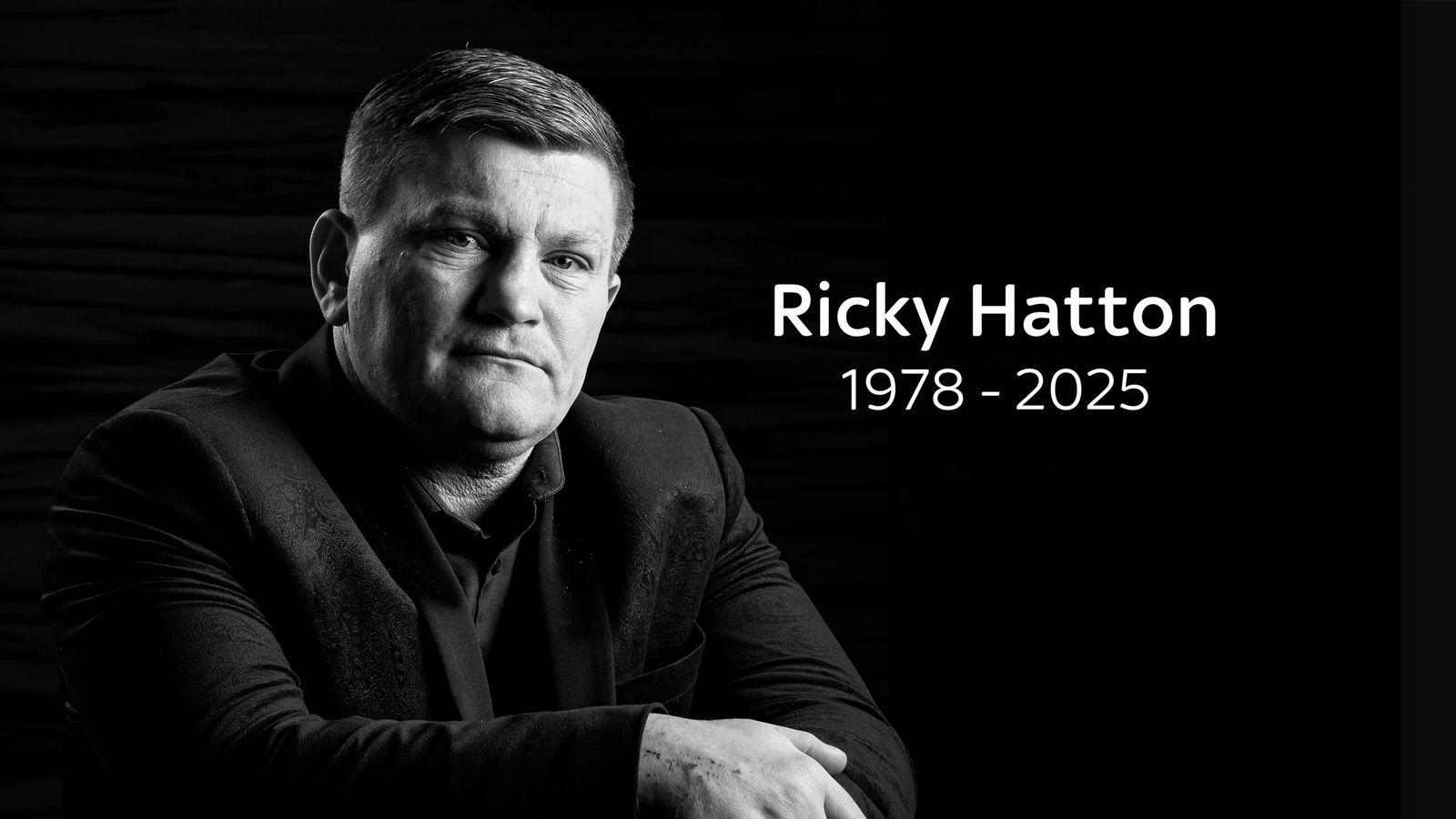 Former world boxing champion Ricky Hatton poses for a portrait ahead of his funeral service in Manchester.