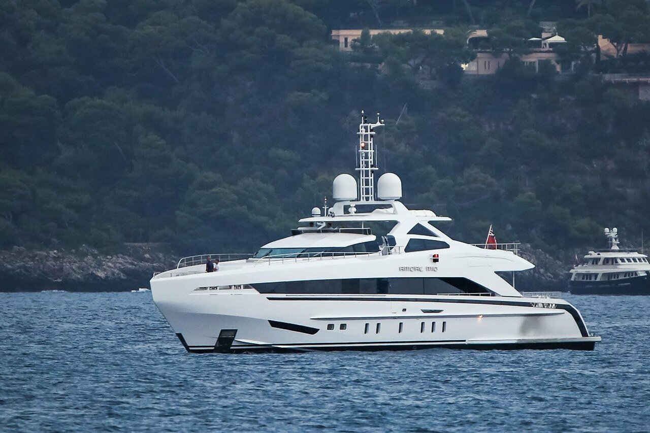 The Amore Mio, Evangelos Marinakis’ 45-meter superyacht valued at $20 million.
