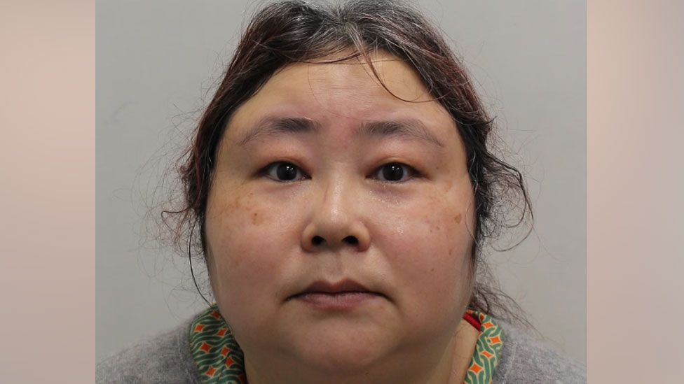 Mugshot of Qian Zhimin, the Chinese businesswoman accused of orchestrating a multi-billion-pound cryptocurrency fraud.
