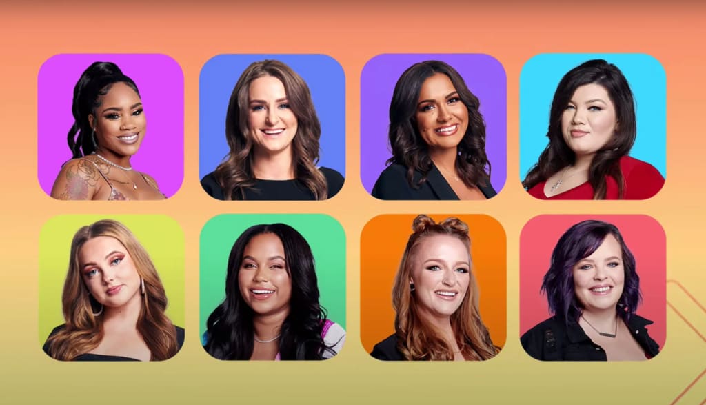 Eight of the most successful former Teen Mom cast members posing at various public events, showcasing their post-MTV careers and ventures.