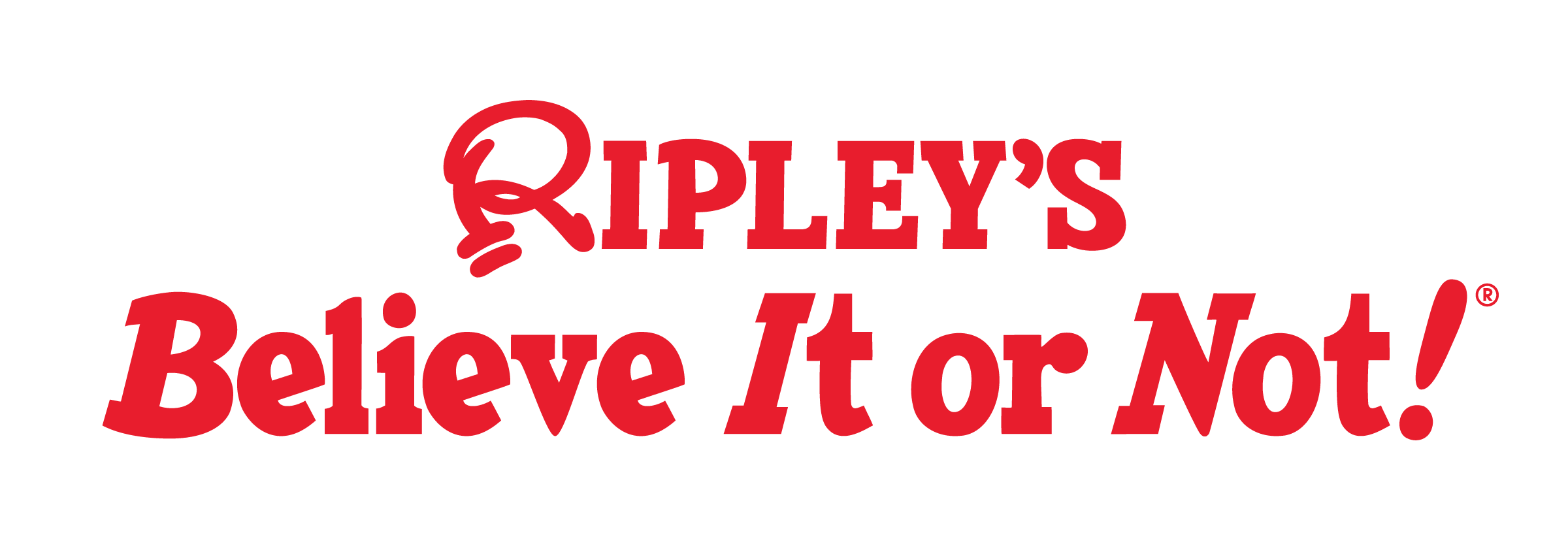 Ripley’s Believe It or Not! logo, representing the global brand behind the $12.1 million golden toilet acquisition.