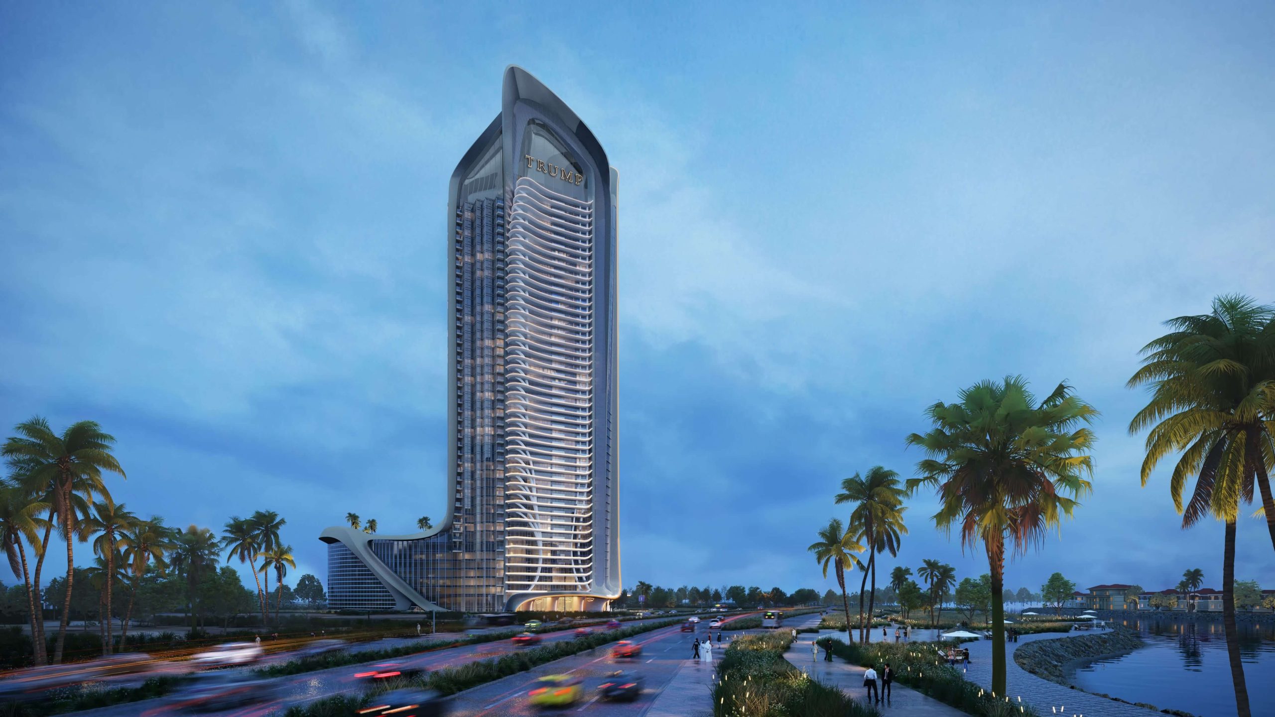 Trump Tower Jeddah, a luxury skyscraper in Saudi Arabia bearing the Trump name, part of the Trump Organization’s multimillion-dollar business ventures with Saudi investors.