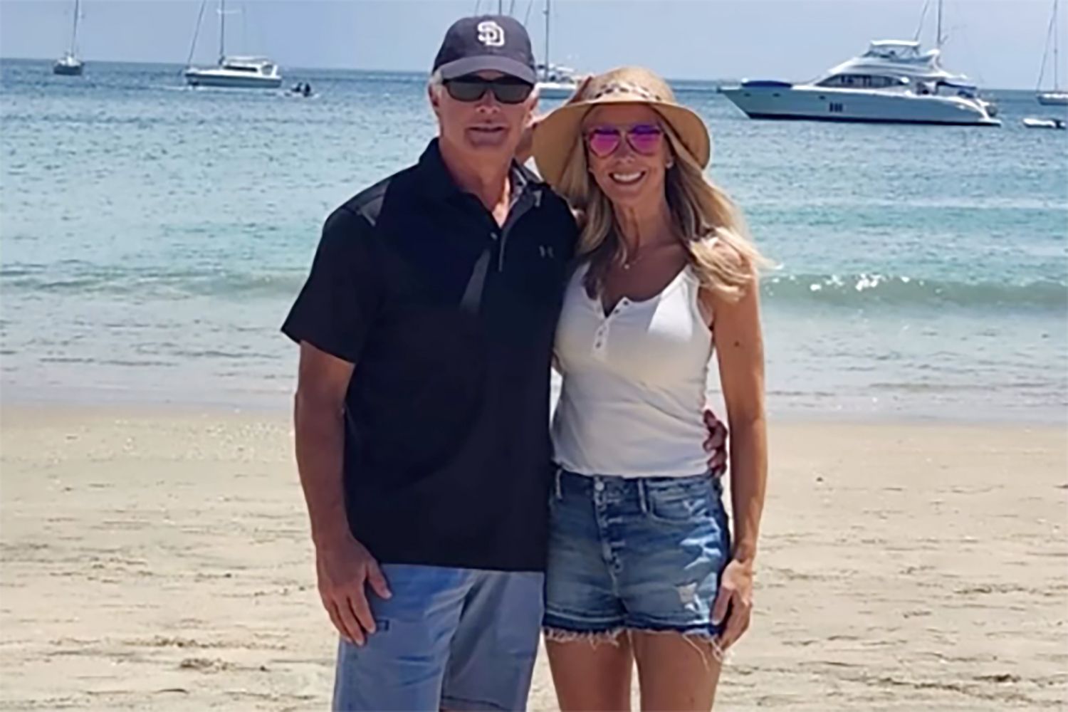 Kate Gosselin posing with her former bodyguard Steve Neild, now her boyfriend, smiling together at a public event.