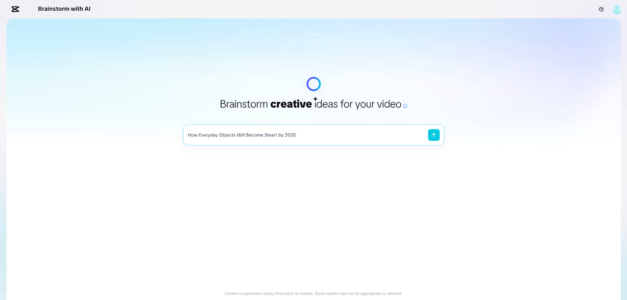 Enter your conversation idea
