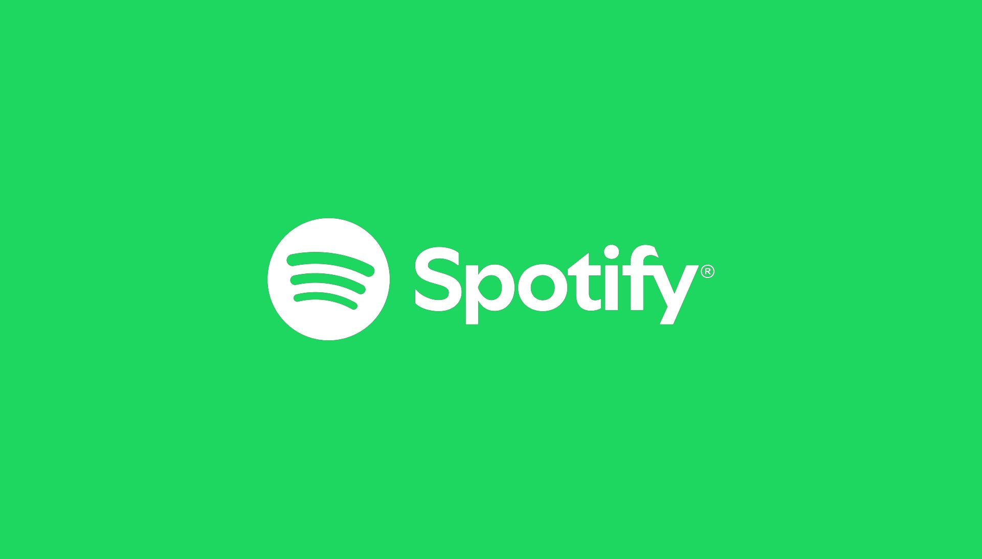 The Spotify logo displayed on a green background, symbolizing the music streaming service.