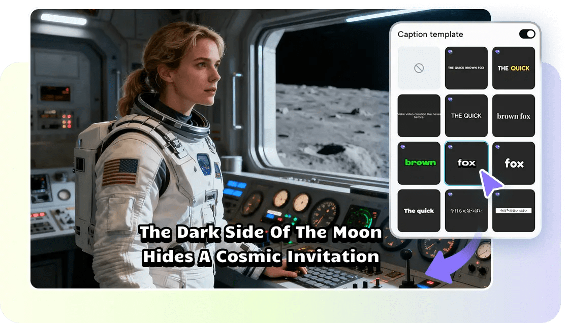 Dark side of the moon AI image