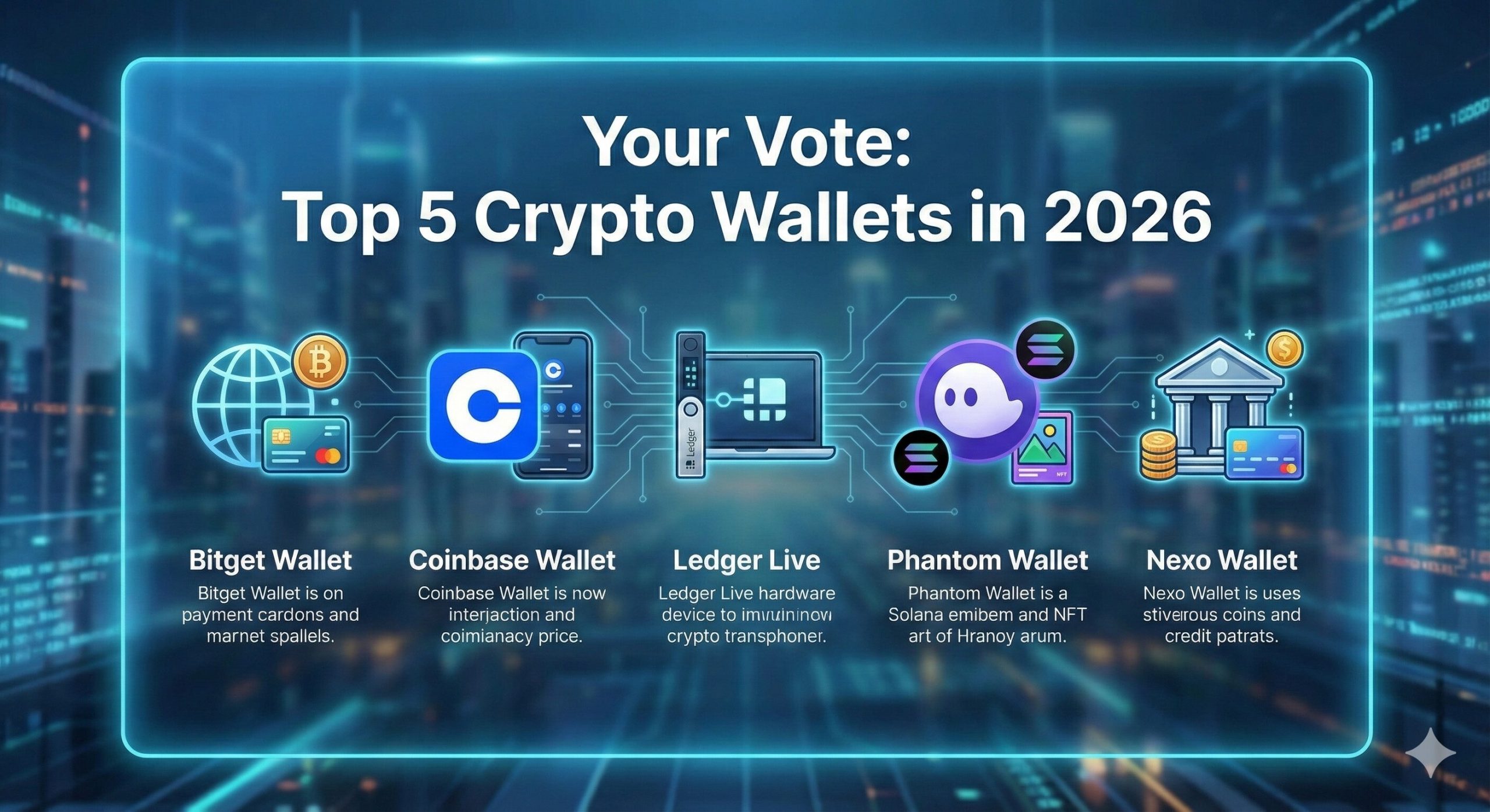 top 5 crypto wallets 2026