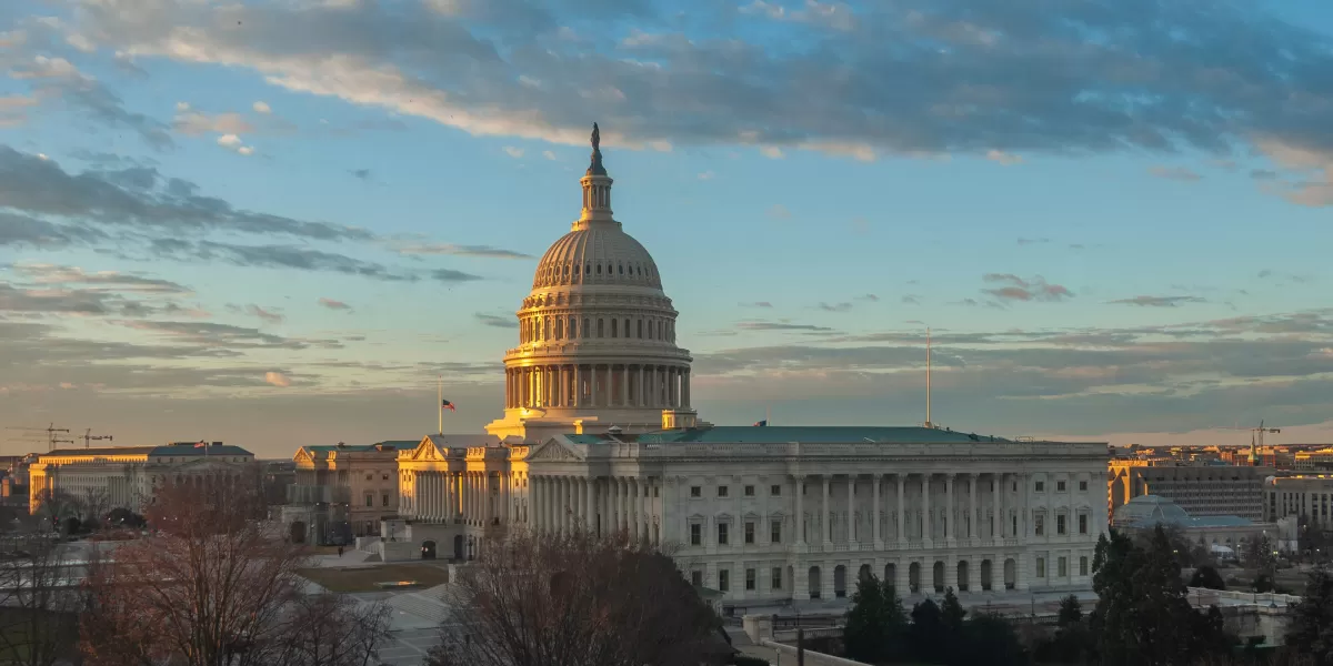 U.S. Capitol building as lawmakers debate federal funding