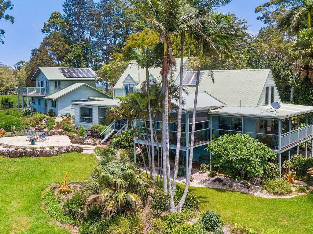 Jacob Elordi’s Byron Bay home surrounded by lush greenery, showcasing a modern, serene retreat in Australia.