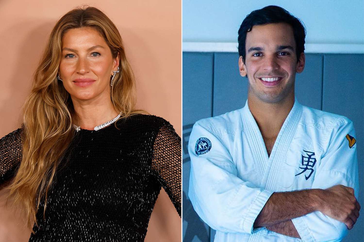 Split image of Gisele Bündchen and her husband Joaquim Valente, highlighting their relationship amid public scrutiny over her $400M fortune.