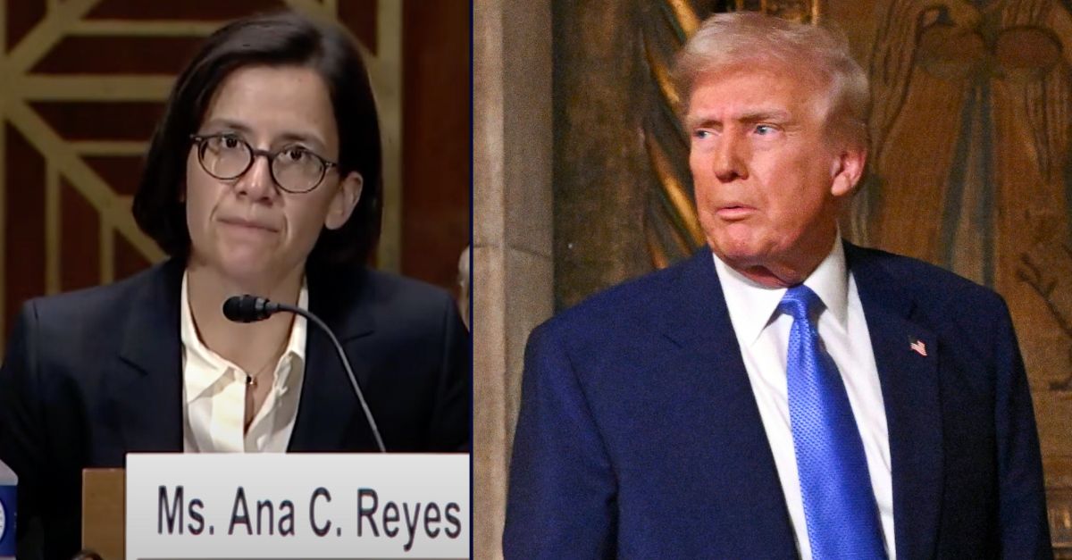 U.S. District Judge Ana C. Reyes and President Donald Trump, pictured side by side, connected to the halted Haitian deportations.