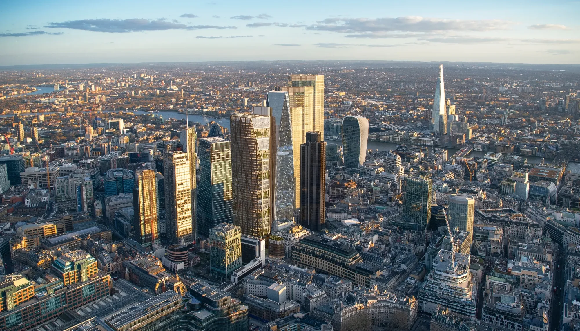 Canary Wharf skyline in London representing growth in private capital and evergreen fund strategies