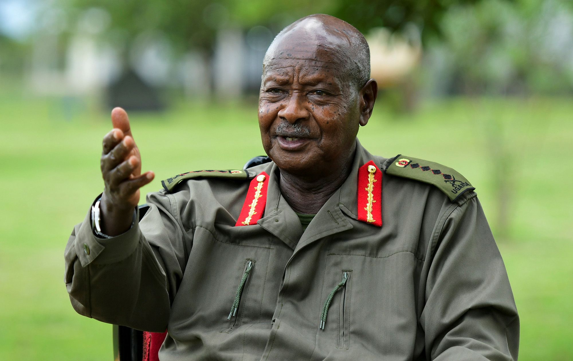 Yoweri Museveni attends his seventh presidential inauguration ceremony in Uganda in 2026