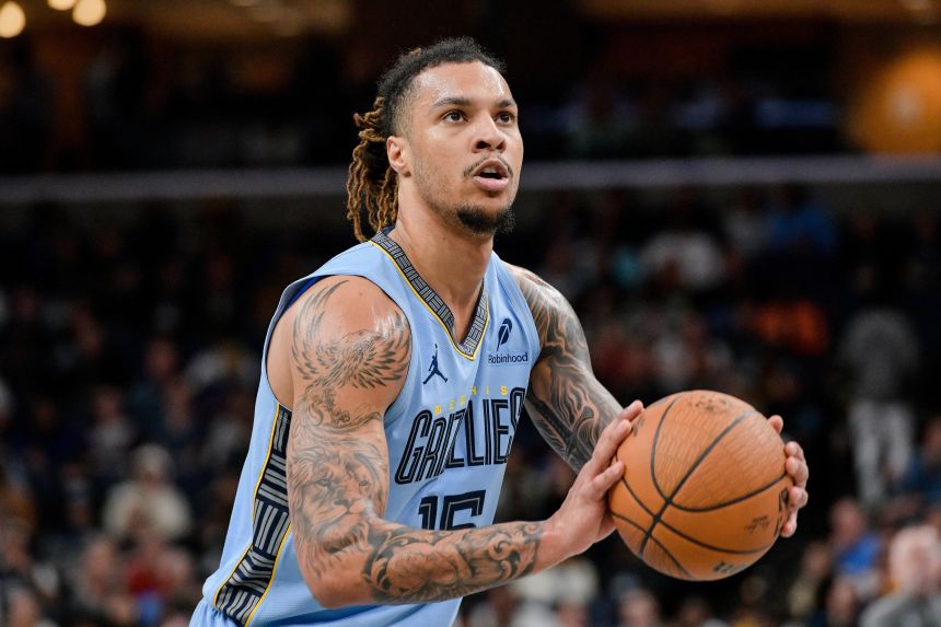 Brandon Clarke playing for the Memphis Grizzlies during an NBA game in Memphis