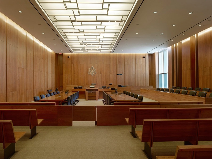 Federal courthouse amid scrutiny over judicial misconduct findings