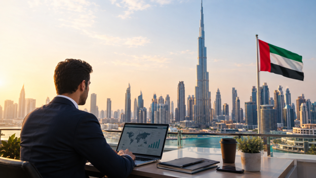 laptop in the uae working